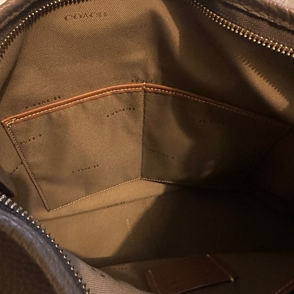 Coach Cary Shoulder Bag in Dark Stone - Picture 11 of 12